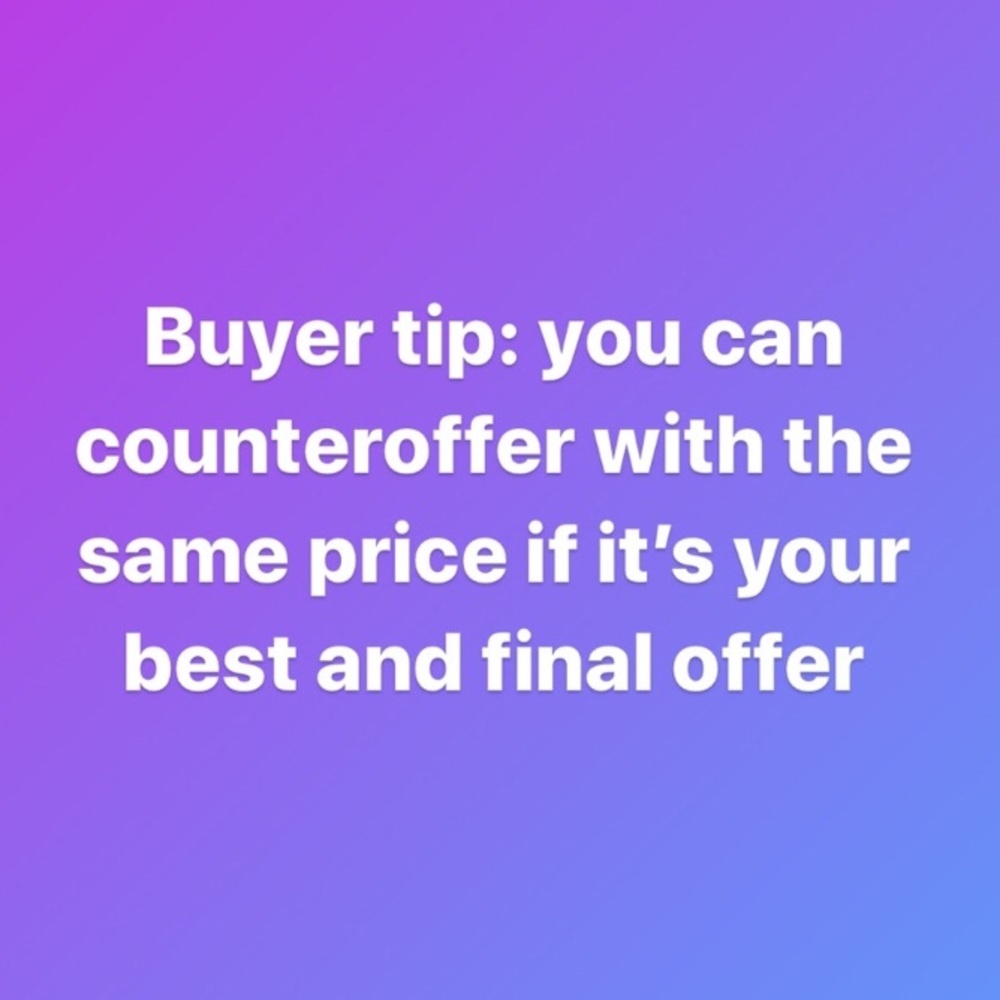 Send me the same offer. It never hurts!!! 💕❤️